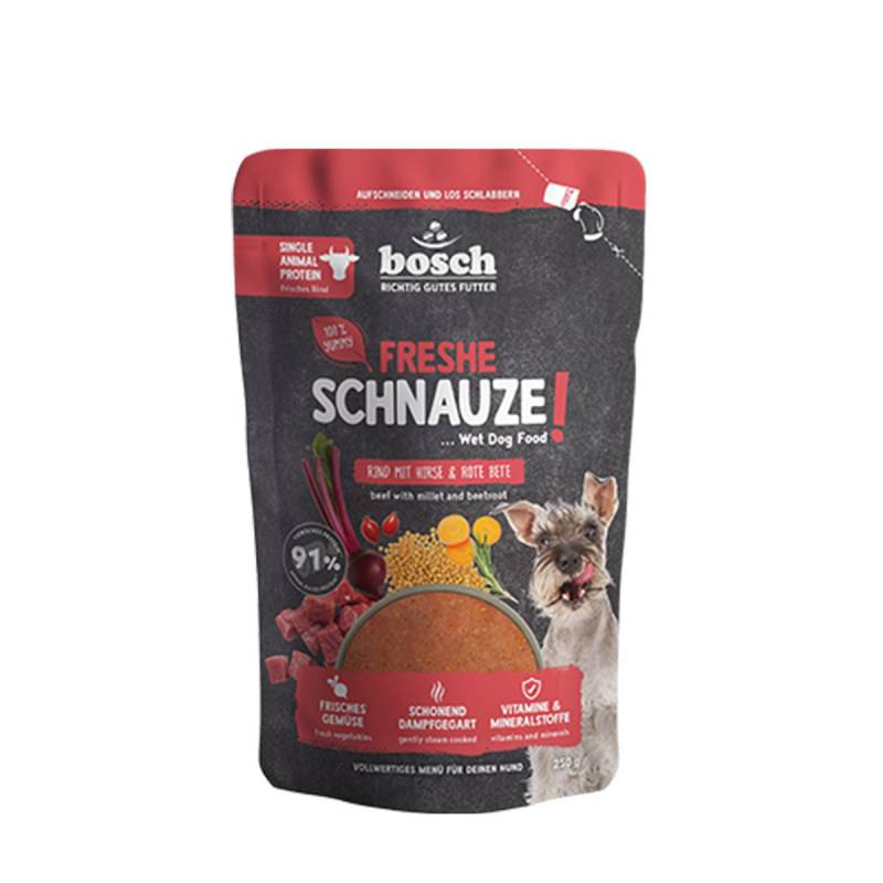 Bosch Freshe Schnauze Rind mit Hirse & Rote Bete 8x250 g von Bosch