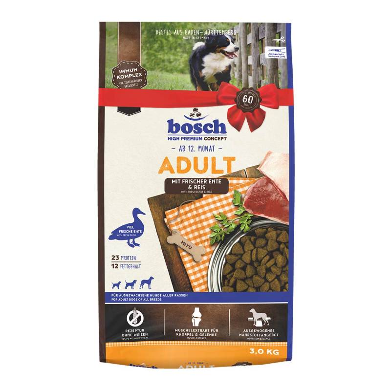 Bosch HPC Adult mit Ente & Reis 3kg von Bosch