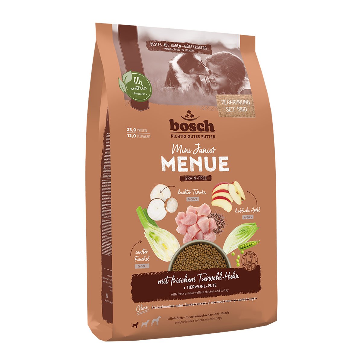 Bosch HPC MENUE Mini Junior Tierwohl-Huhn 1kg von Bosch