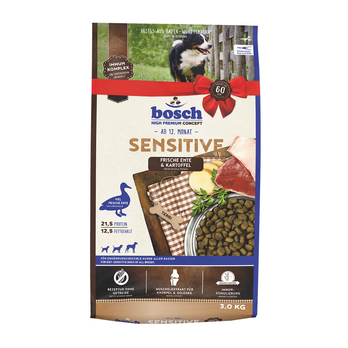 Bosch HPC Sensitive Ente & Kartoffel 3kg von Bosch