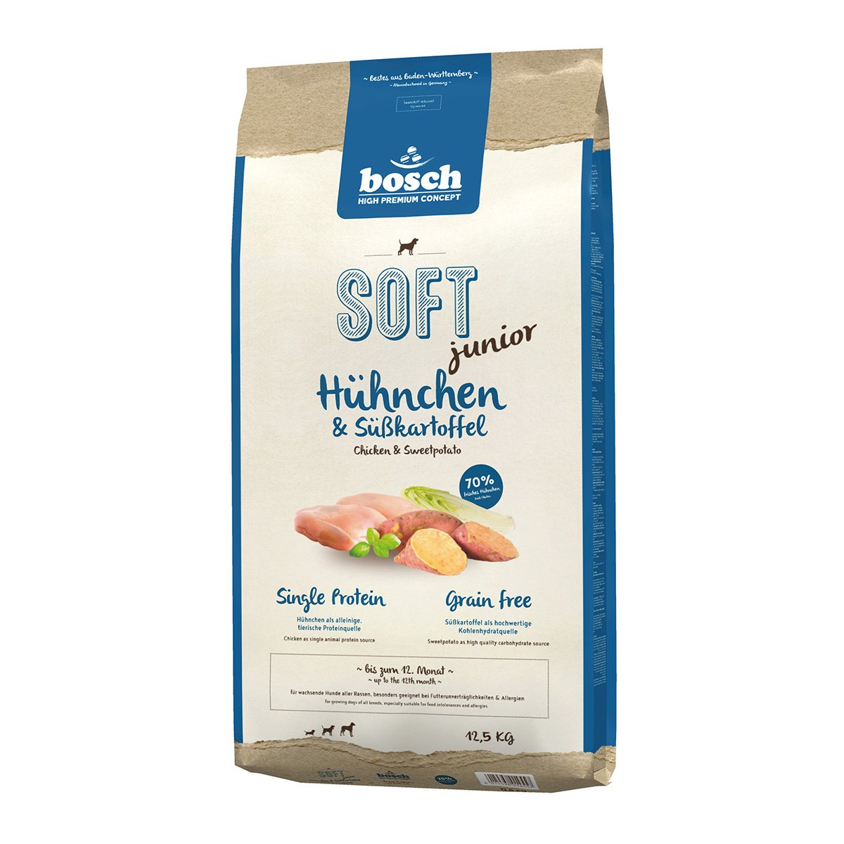 Bosch HPC Soft Junior Hühnchen + Süßkartoffel 12,5kg von Bosch