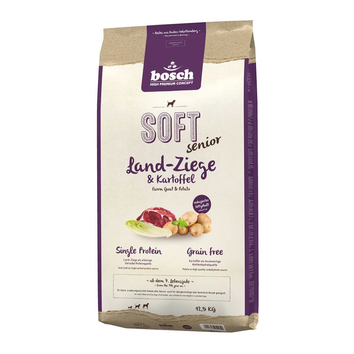 Bosch HPC Soft Senior Ziege + Kartoffel 12,5kg Bosch HPC Soft Senior Ziege + Kartoffel 12,5kg von Bosch