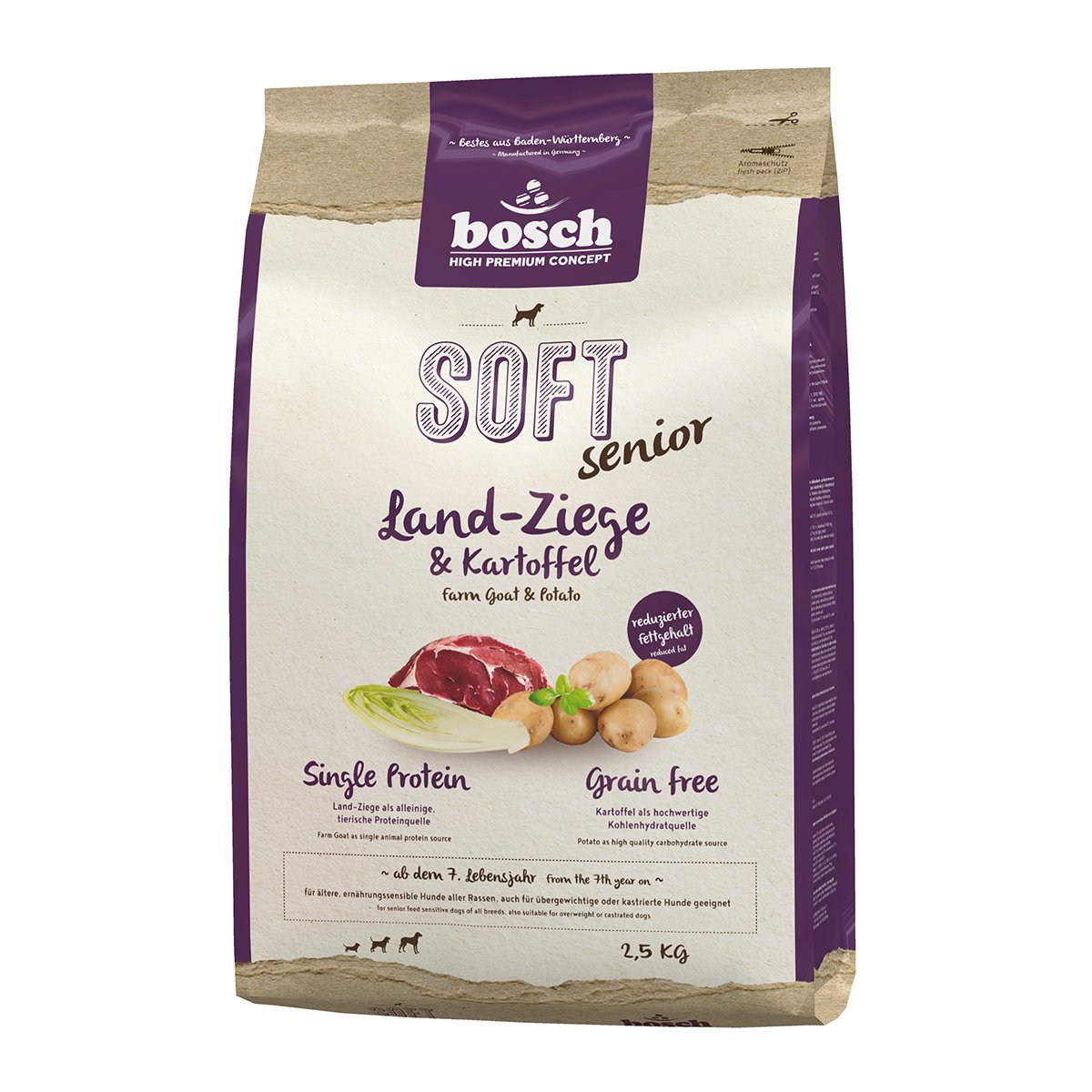 Bosch HPC Soft Senior Ziege + Kartoffel 2,5kg Bosch HPC Soft Senior Ziege + Kartoffel 2,5kg von Bosch