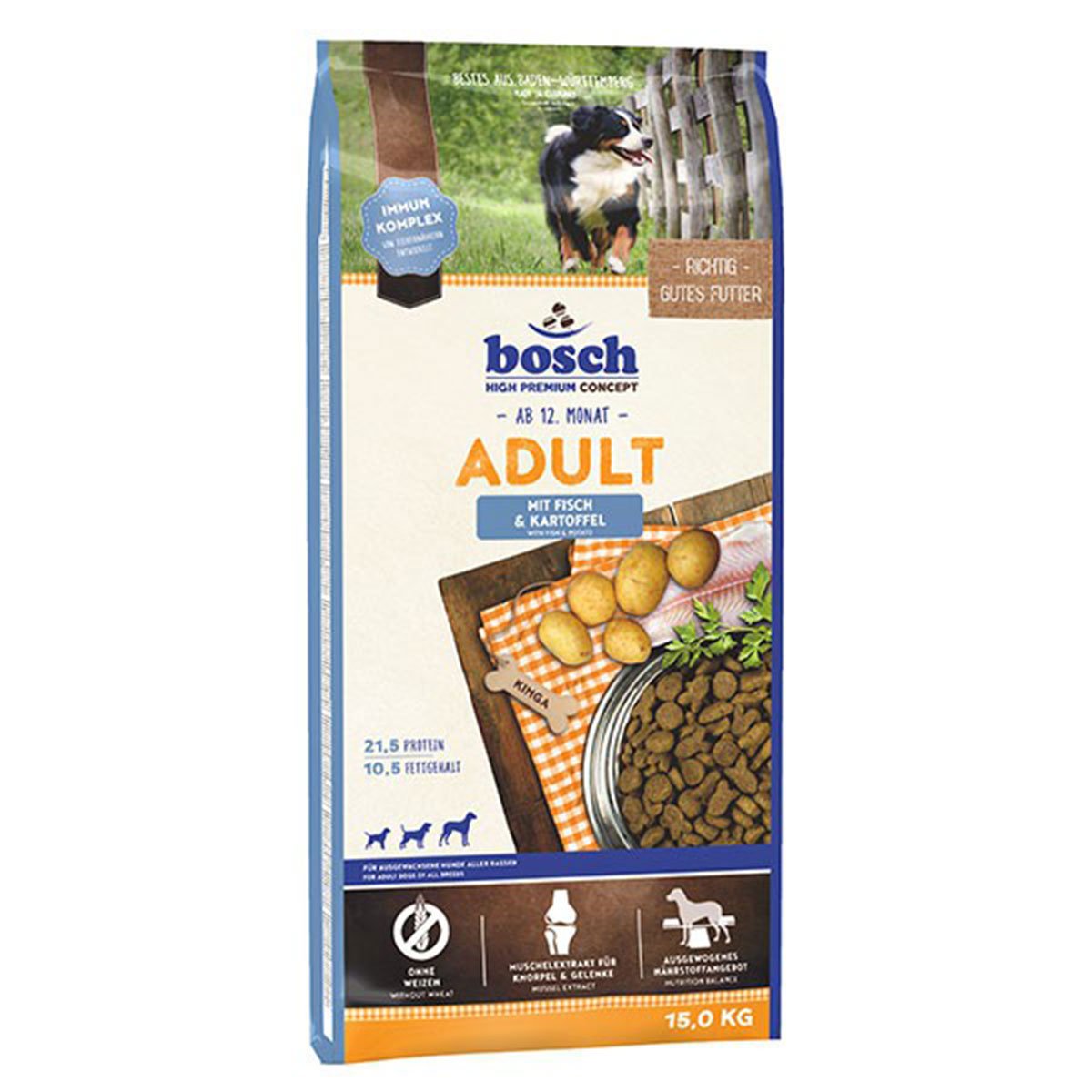 Bosch Hundefutter Adult Fisch & Kartoffel 15kg von Bosch