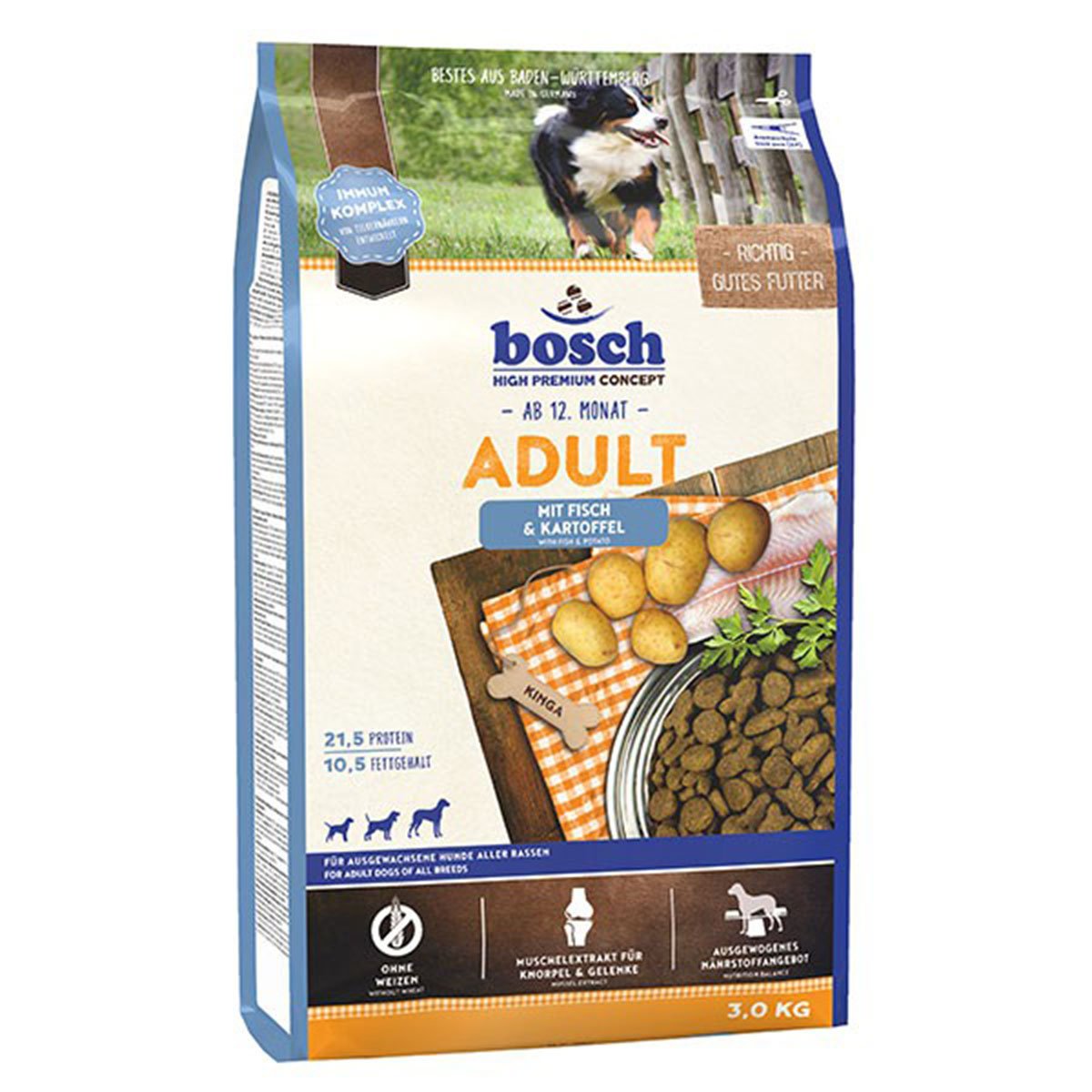 Bosch Hundefutter Adult Fisch & Kartoffel 2x15kg von Bosch