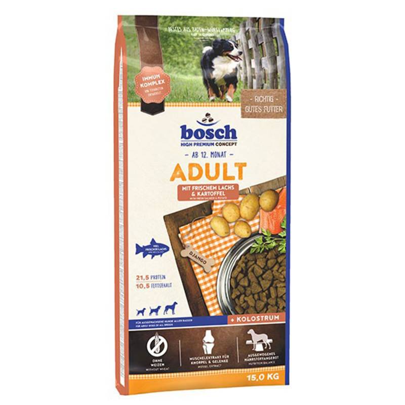 Bosch Hundefutter Adult Lachs & Kartoffel 15kg von Bosch