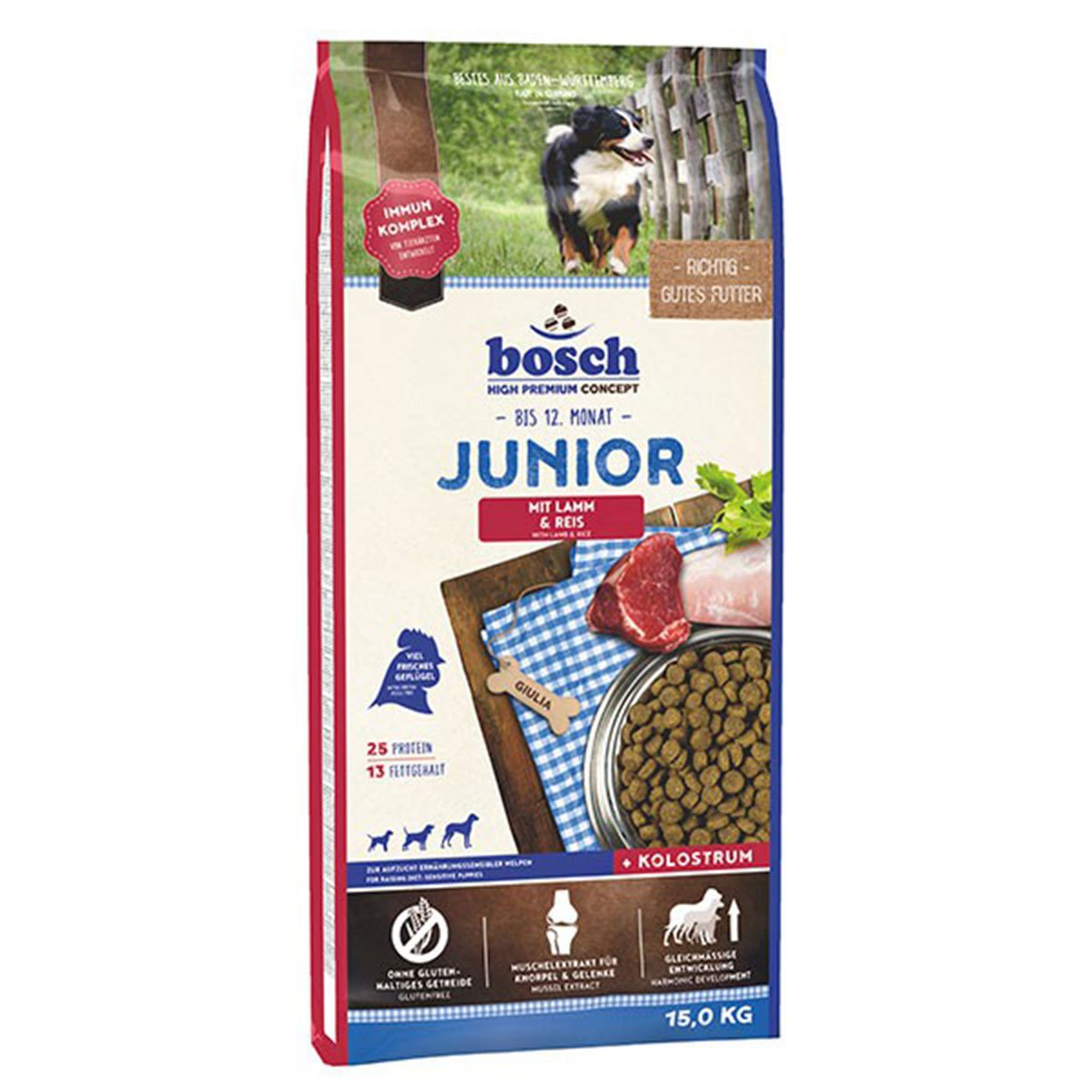 Bosch Hundefutter Junior Lamm & Reis 15kg Bosch Hundefutter Junior Lamm & Reis 15kg von Bosch