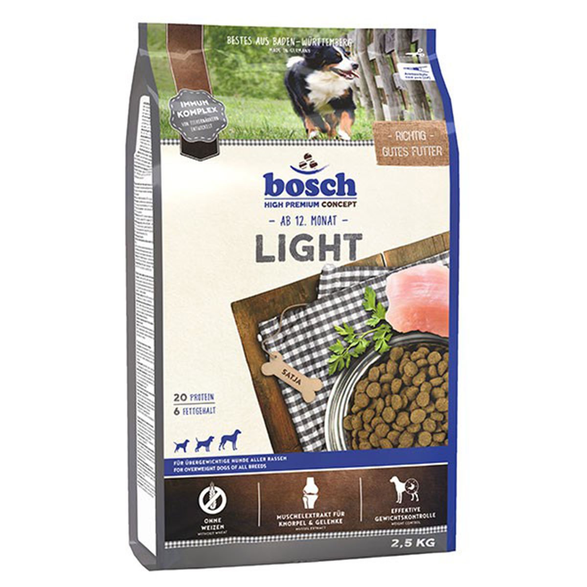 Bosch Hundefutter Light 2,5kg von Bosch