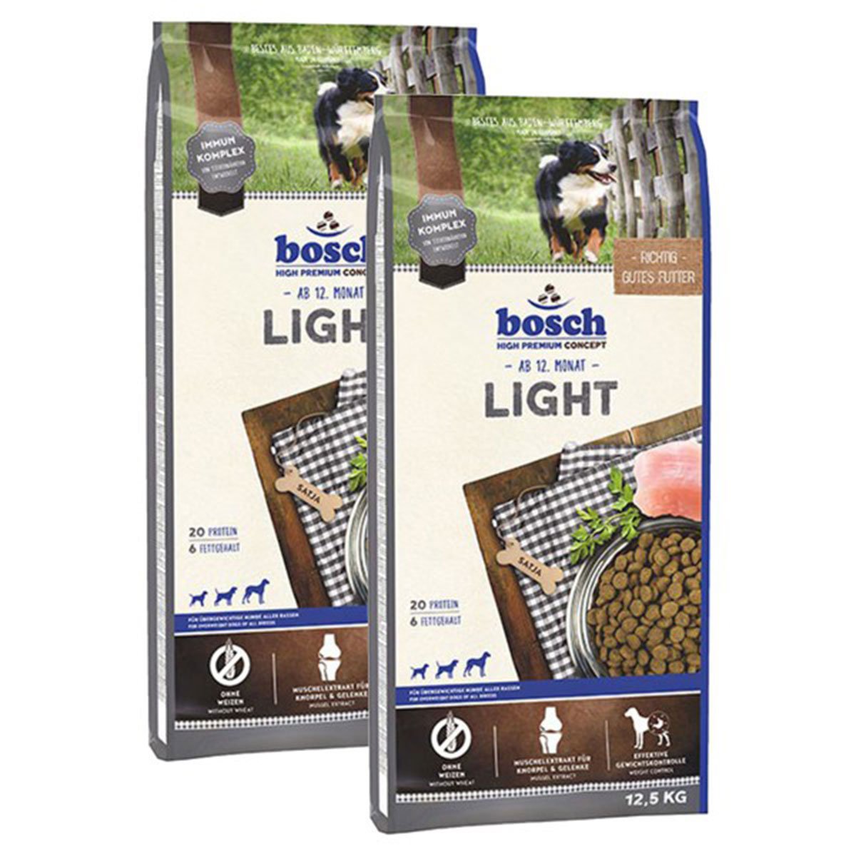 Bosch Hundefutter Light 2x12,5kg von Bosch