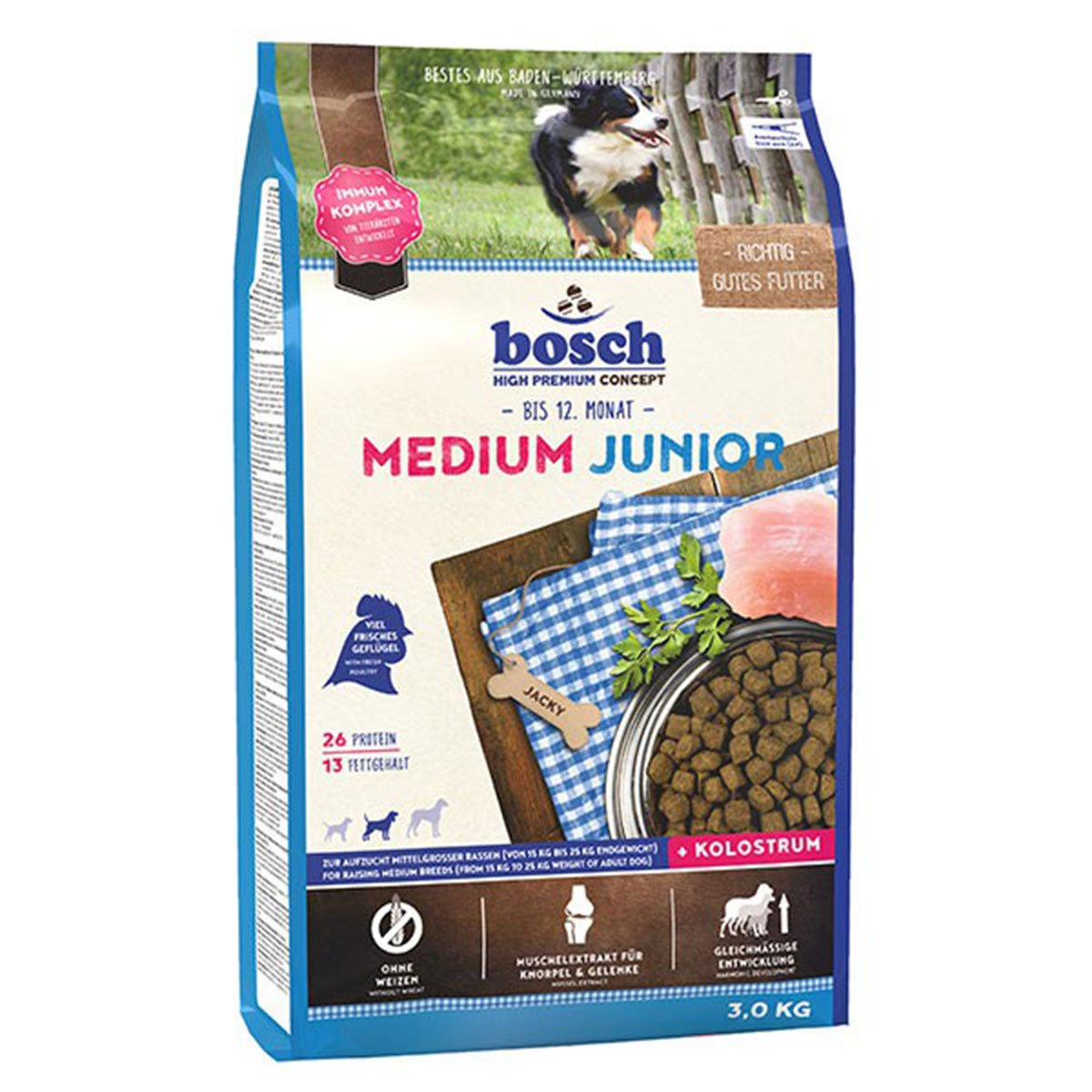 Bosch Hundefutter Medium Junior 2x15kg von Bosch