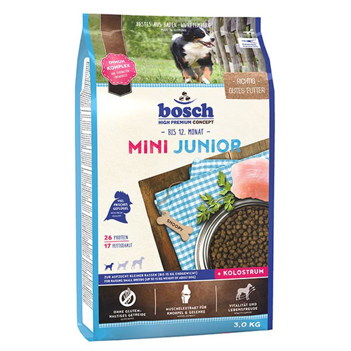 Bosch Hundefutter Mini Junior 3kg von Bosch