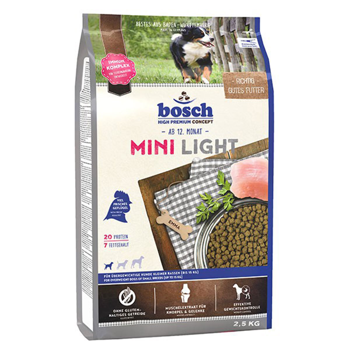 Bosch Hundefutter Mini Light 2,5kg von Bosch