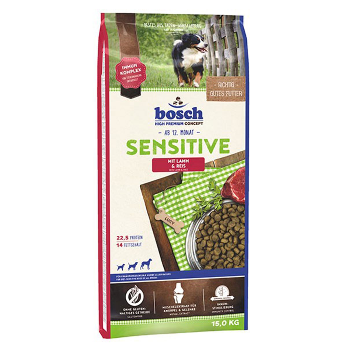 Bosch Hundefutter Sensitive Lamm & Reis 15kg von Bosch