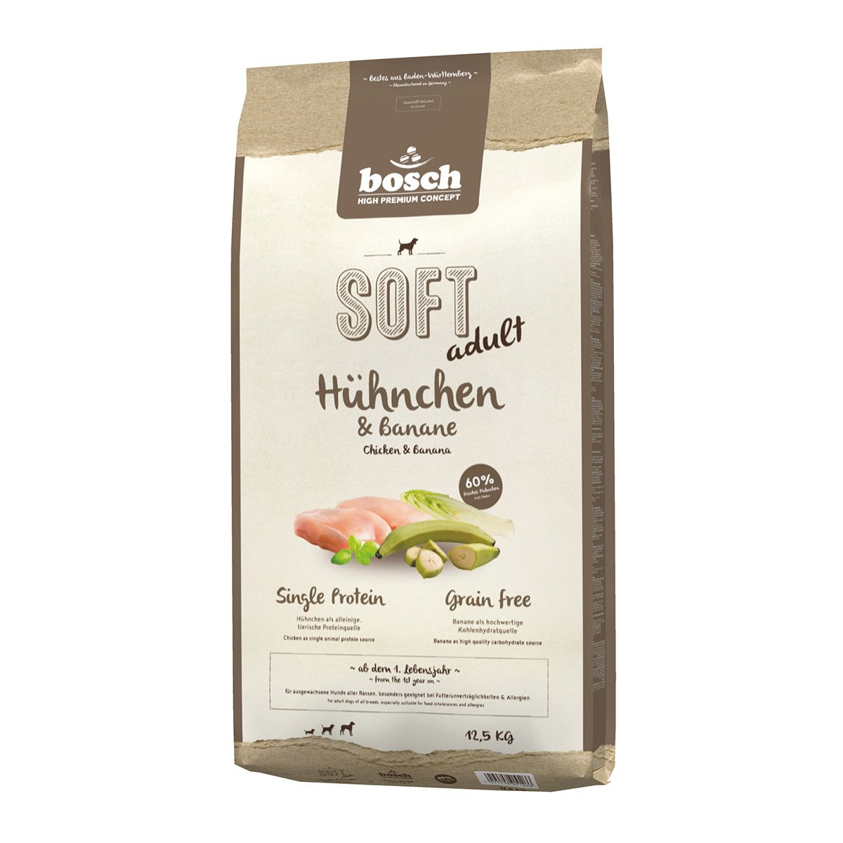 Bosch SOFT Hundefutter Hühnchen und Banane 2x12,5kg Bosch SOFT Hundefutter Hühnchen und Banane 2x12,5kg von Bosch
