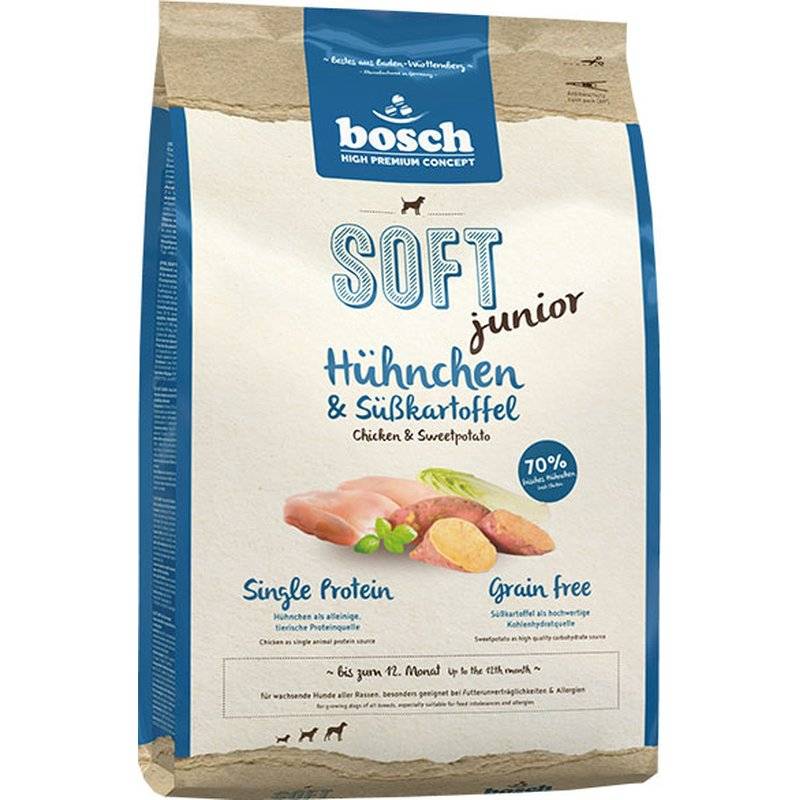 Bosch SOFT Junior Hühnchen & Süßkartoffel - 1 kg (8,95 € pro 1 kg) von Bosch
