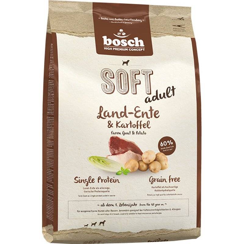 Bosch SOFT Land-Ente & Kartoffel 1 kg (8,95 € pro 1 kg) von Bosch