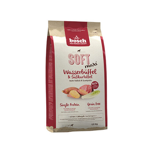 Bosch SOFT Maxi Trockenfutter - Wasserbüffel & Süßkartoffel - 2,5 kg von Bosch