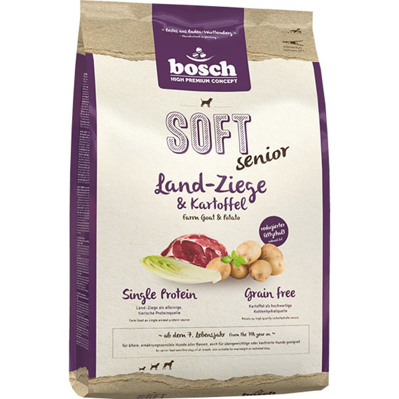 Bosch SOFT Senior Land-Ziege & Kartoffel 1 kg (8,95 € pro 1 kg) von Bosch