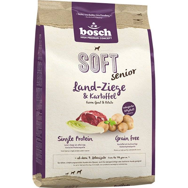 Bosch SOFT Senior Land-Ziege & Kartoffel 12,5 kg (5,92 € pro 1 kg) von Bosch