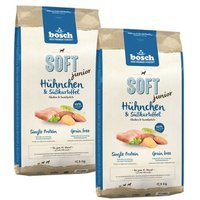 bosch Soft Junior Hühnchen & Süßkartoffel 2x12,5 kg von Bosch