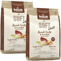 bosch Soft Land-Ente & Kartoffel 2x2,5 kg von Bosch