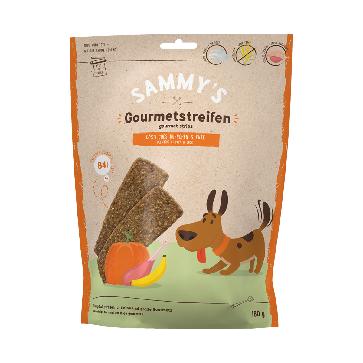 Sammy´s Gourmetstreifen Hühnchen & Ente 180g von Bosch