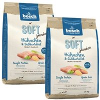 bosch Soft Junior Hühnchen & Süßkartoffel 2x2,5 kg von Bosch