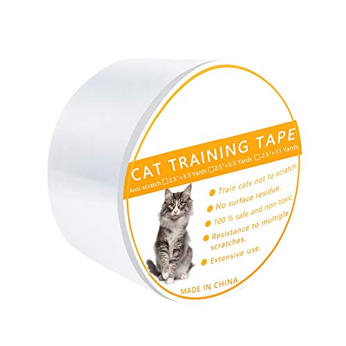 Bosixty Anti-Scratch Cat Trainingsband, S/M-Größe Cat Scratch Prevention Tape Möbelschutz, Cat Scratching Deterrent Tape, klarer Möbelschutz für Couch von Bosixty