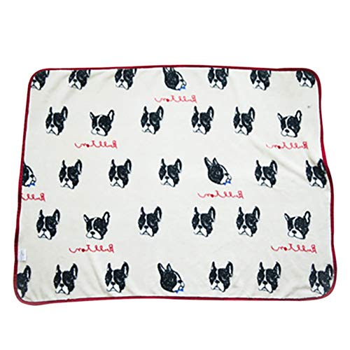 Bosixty Haustier Bettdecke, Katzen Hunde Cartoon Flanell Decke, Multifunktional Notwendige Nap Decke Quilt von Bosixty