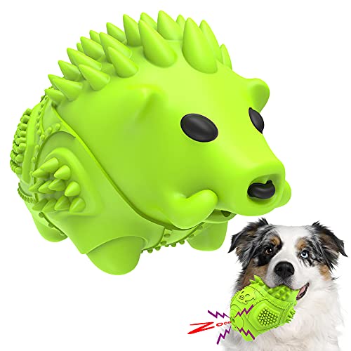 Bosixty Schön Wildschwein-Kauspielzeug, Hundespielzeug unzerstörbar Hundespielzeug, Hundespielsachen, Hundezahnbürste und Anti-Biss-Stab-Spielzeug von Bosixty