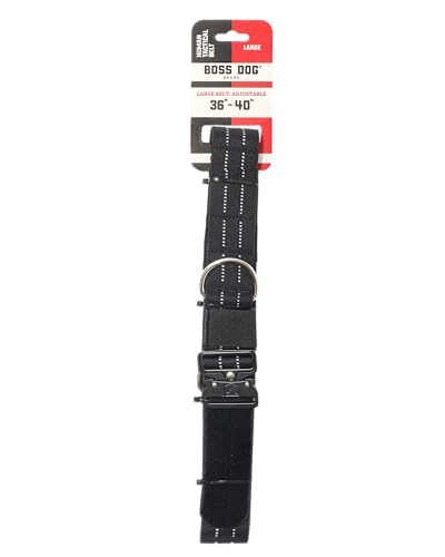 Boss Dog Tactical Dog Walker Utility Human Gürtel, Schwarz, Größe L (Taillenumfang 91,4 - 101,6 cm) von Boss Dog