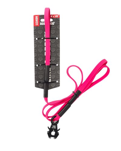 Boss Dog Taktische Schleppleine aus Polyester-Gurtband, TPU, Hot Pink, 1,8 m von Boss Dog