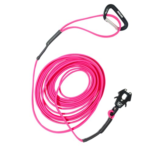 Boss Dog Taktische Schleppleine aus Polyester-Gurtband, TPU, Hot Pink, 6 m von Boss Dog