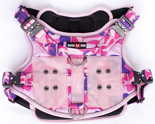Boss Dog Taktisches Geschirr, Pink Camo, Größe XL Boss Dog Taktisches Geschirr, Pink Camo, Größe XL von Boss Dog