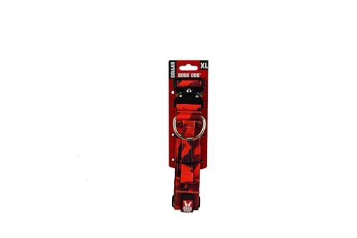 Boss Dog Tactical Collar X-Large Red Camo Durable Military Nylon Dog Calar von Boss Dog