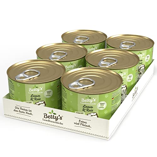 Boswelia Landhausküche Hund Lamm & Reis 6 x 200 g Für alle Hunderassen geeignet Hohe Bioverfügbarkeit Wir achten auf Beste Qualität von Boswelia