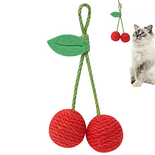 Botiniv Katzenspielzeug aus Sisal | Bunte Katze Sisal Ball Spielzeug | Fun Toy Pets Interaktives Spielzeug Biss- und Abriebfest, saubere Zähne für Indoor-Katzen, Erwachsene und Kätzchen von Botiniv