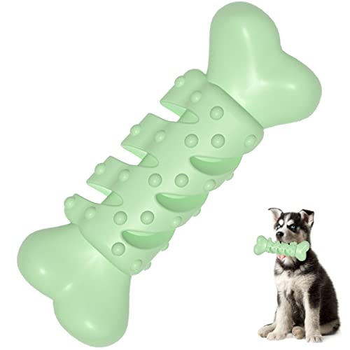Botiniv Kauspielzeug für Welpen in Knochenform,TPR Hundespielzeug gegen Langeweile Kauen beim Zahnen - Niedliches, Robustes -Zahnreinigungs-Kauspielzeug für Welpenkauer und Hundegeschenke von Botiniv
