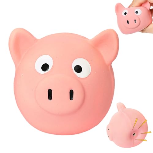 Botiniv Quietschendes Spielzeug für große Hunde, quietschendes Hundespielzeug aus Latex - Grunzendes Schweinchen, Hundespielzeug, Quietscher, Welpenkauen - Kleines Schnuller-Hundespielzeug, Botiniv Quietschendes Spielzeug für große Hunde, quietschendes Hundespielzeug aus Latex - Grunzendes Schweinchen, Hundespielzeug, Quietscher, Welpenkauen - Kleines Schnuller-Hundespielzeug, von Botiniv