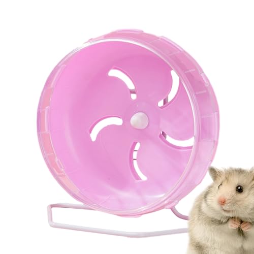 Botiniv Zwerghamsterrad, Leises Hamsterrad | Laufrad-Zwerghamster-Spielzeug,Hamster-Übungsräder, Kleintierspielzeug, leiser Spinner, geräuschloses Rad 5,5 Zoll für Hamster, Rennmäuse, Mäuse, Igel von Botiniv