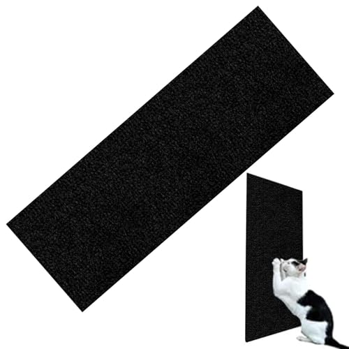 Kratzmatte Katze Wand | DIY Zuschneidbares Katzen Kratzmatte aus Filz | Selbstklebender Kratzbretter Katze Teppich für Sofa Wandschutz | Verschleißfeste Kratzbrett für Wohnungskatzen von Botiniv