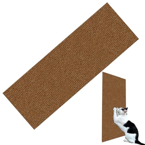 Kratzmatte Katze Wand | DIY Zuschneidbares Katzen Kratzmatte aus Filz | Selbstklebender Kratzbretter Katze Teppich für Sofa Wandschutz | Verschleißfeste Kratzbrett für Wohnungskatzen von Botiniv