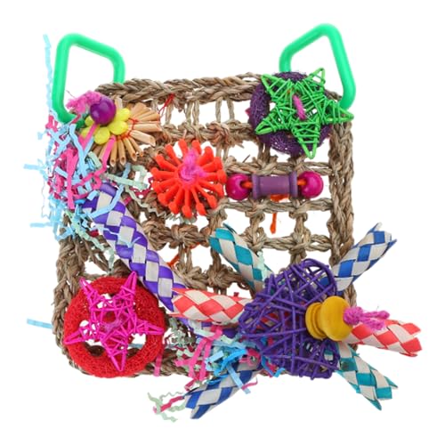 Bottone Hängende Futtersuche Wand Vogel Spielzeug Seegras Klettern Netz Leiter Für Übung Simulation Käfig Dekor Für Papagei 7 1 "x 7 1" Bottone Hängende Futtersuche Wand Vogel Spielzeug Seegras Klettern Netz Leiter Für Übung Simulation Käfig Dekor Für Papagei 7 1 "x 7 1" von Bottone