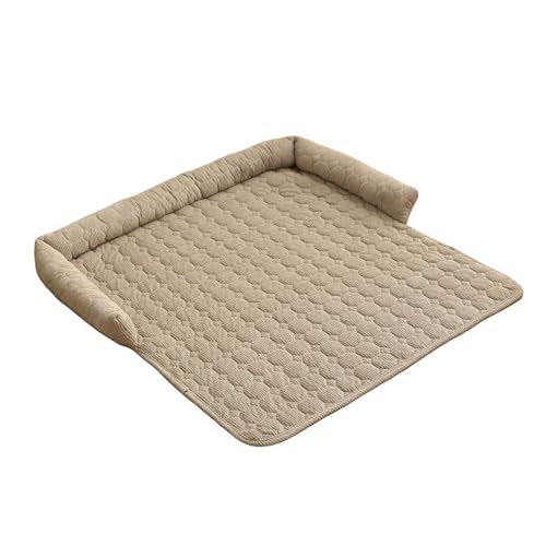Bouasgh Flauschige Sofabezüge für Haustiere, beruhigendes Hundebett, Hundematte als Möbelschutz mit Nackenrolle für große, mittelgroße und kleine Hunde und Katzen Tierbedarf Hund (Coffee, 75x75cm) Bouasgh Flauschige Sofabezüge für Haustiere, beruhigendes Hundebett, Hundematte als Möbelschutz mit Nackenrolle für große, mittelgroße und kleine Hunde und Katzen Tierbedarf Hund (Coffee, 75x75cm) von Bouasgh