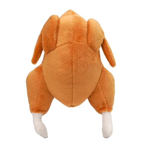 Bouasgh KauSpielzeug Hund Gebratenes Hähnchen, Stofftier, gebratener Thanksgiving-Truthahn, langlebiges Spielzeug für Aggressive Kauer, Hunde jeder Größe, eingebauter Lautsprecher. (Orange, 20x14cm) Bouasgh KauSpielzeug Hund Gebratenes Hähnchen, Stofftier, gebratener Thanksgiving-Truthahn, langlebiges Spielzeug für Aggressive Kauer, Hunde jeder Größe, eingebauter Lautsprecher. (Orange, 20x14cm) von Bouasgh