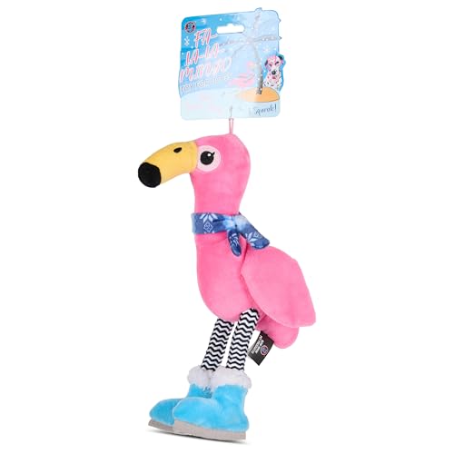 Bow Wow Quietschendes Plüsch-Hundespielzeug – Knistergeräusch – lustiges Futter & neuartige Formen – Werfen, Ziehen und Apportieren – Leinwand & Plüsch – für kleine bis mittelgroße Hunde – mehrere von Bow Wow Pet