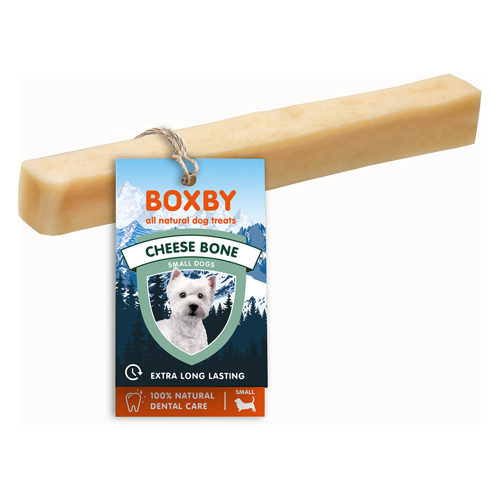 Boxby Cheese Bone - für kleine Hunde (bis 10 kg) von Boxby
