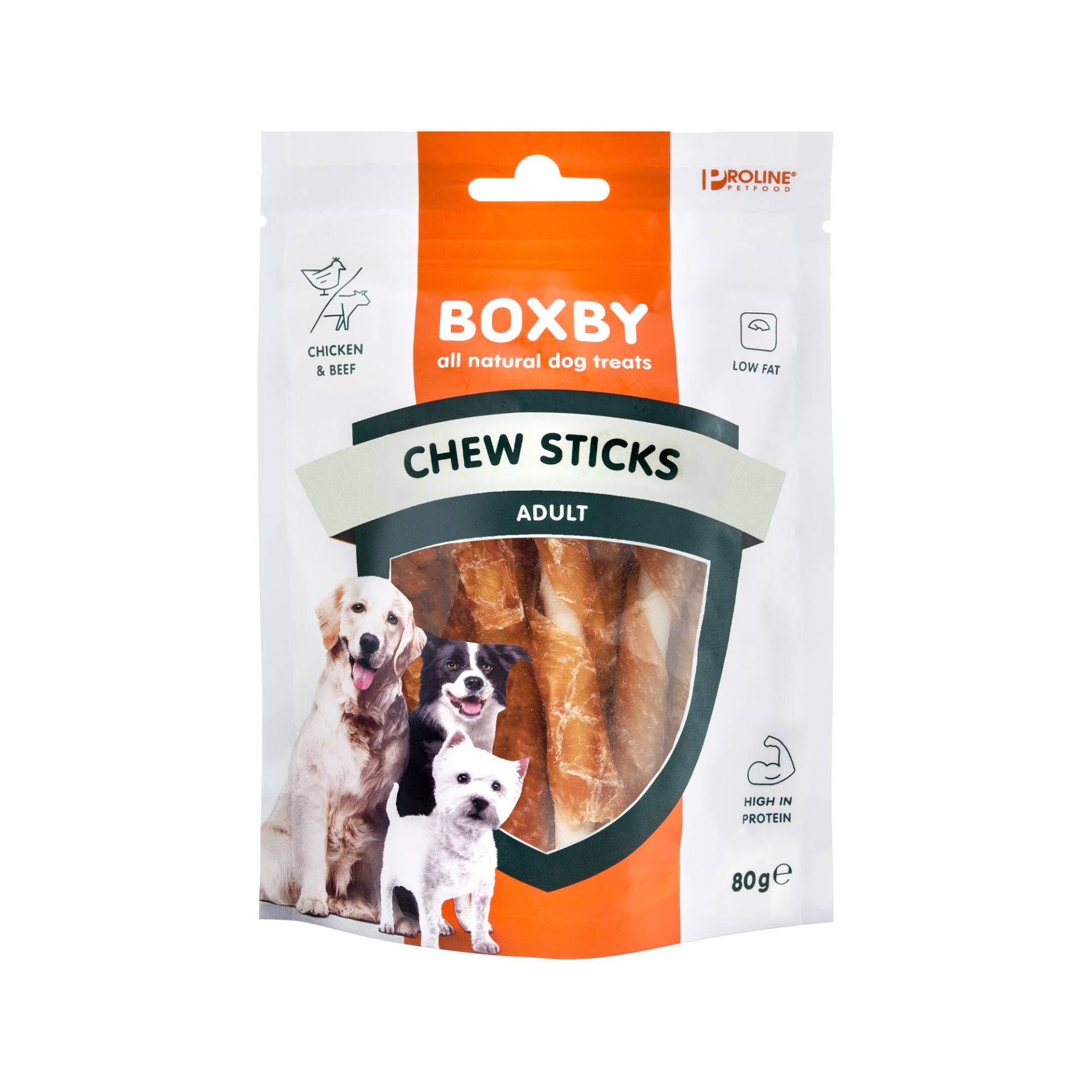Boxby Chew Sticks Chicken - 3 x 80 g von Boxby
