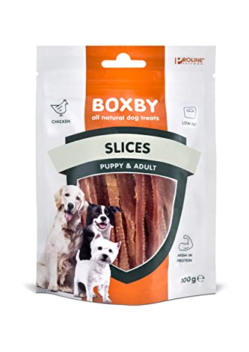 Boxby Scheiben – getrocknete Hühnchenbrust 100g Boxby Scheiben – getrocknete Hühnchenbrust 100g von Boxby