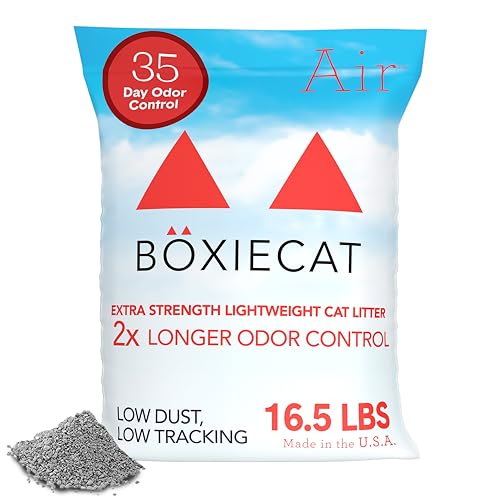 Boxiecat Air Lightweight Premium Klumpendes Katzenstreu, extra stark, parfümfrei, 7,5 kg, pflanzliche Formel, bleibt Ultra sauber, probiotische Geruchskontrolle, 99,9% staubfrei Boxiecat Air Lightweight Premium Klumpendes Katzenstreu, extra stark, parfümfrei, 7,5 kg, pflanzliche Formel, bleibt Ultra sauber, probiotische Geruchskontrolle, 99,9% staubfrei von Boxiecat
